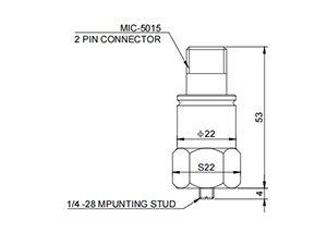 VPS-A002 Vibration Pickup Sensor